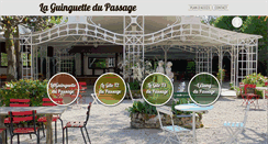 Desktop Screenshot of guinguette-du-passage.com